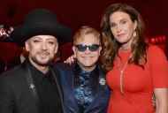 Gwiazdy odwiedzające Elton John na dorocznej imprezy charytatywnej