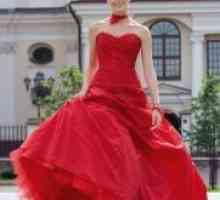Czerwona suknia ślubna
