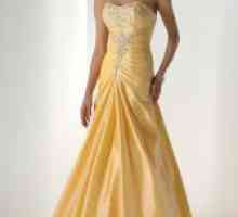 Żółta suknia ślubna